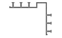Гидрошпонка АКВАСТОП тип ДО-УГЛ 210/58-6/30 ПВХ-П
