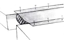 Противопожарная многослойная конструкция Аквастоп для деформационных швов тип ПЗШ-030/240
