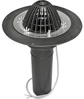 Воронка Технониколь с обжимным фланцем обогреваемая, 110х450 мм