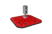 Кровельная опора SOLID FOOТ 350х350 с вертикальным кронштейном б/ц., Fachmann