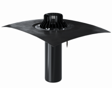 Воронка с битумным фартуком обогреваемая VMO/H 110x450