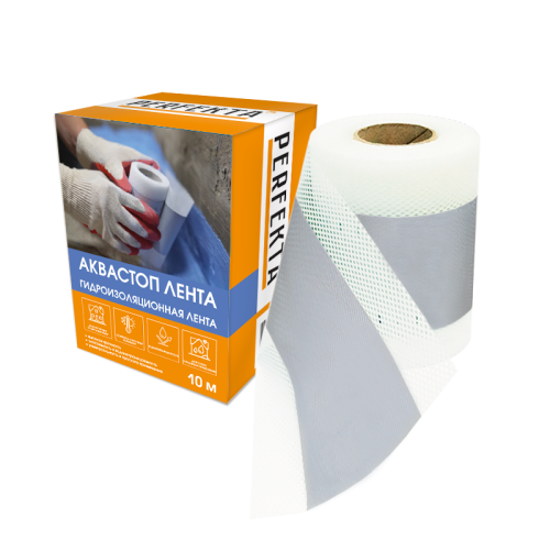 Гидроизоляционная лента Perfekta Аквастоп Лента, 10 м