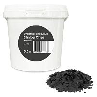 Флоки монохромные Slimtop Chips чёрный, 0,5 кг