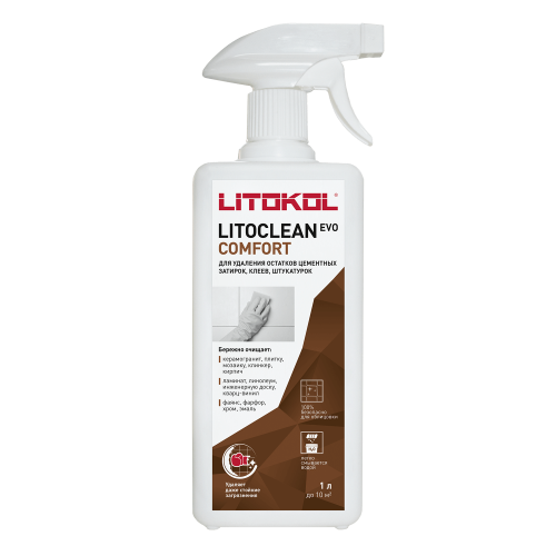 Средство для удаления остатков цементных растворов LITOCLEAN COMFORT EVO 1л