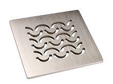 Решетка из высококачественной стали HL3121 (V4A) 115х115мм "Seine"