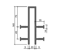 Гидрошпонка АКВАСТОП тип ДЗ-140/20-4/35 ПВХ-П