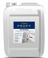 Грунтовка глубокого проникновения PROFF CONTACT+, Литокс, 5 л
