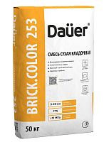 Сухая кладочная смесь DAUER BRICK.COLOR 253 серая, 50 кг