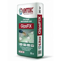 Гипсовый монтажный клей GipsFix, Литокс, 30 кг