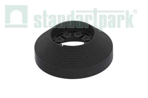 Садовый бордюр KANTA SP Б-1000.10.02-ПП 08250404-Ч черный, 10 м, Стандартпарк