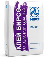 Клей для ячеистых блоков ПОРОБЕТОН Мороз БИРСС, 25 кг