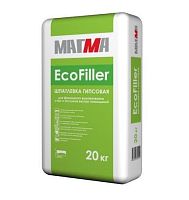 Шпатлёвка гипсовая «EcoFiller», Магма, 20 кг, мешок