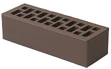 Облицовочный кирпич Евро, М-150,85x250x65, коричневый, Braer