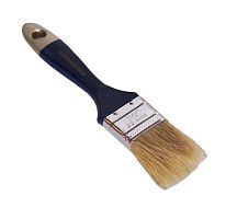 Кисть плоская с натуральной щетиной и деревянной ручкой 1,5", серия ЭКСПЕРТ