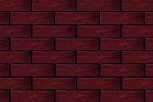 Фасадная термопанель Аляска Burgund rustik, 1050х620х60 мм