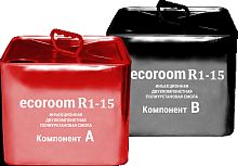Инъекционная гидроизоляция полиуретановая смола ecoroom R1-15 двухкомпонентная, 21 кг