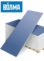 Гипсокартон влагоогнестойкий усиленный ВОЛМА-СИЛА (ГКЛВОУ) 12,5 мм 2500х1200 мм