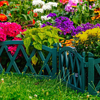 Садовое ограждение Арка зеленое, Стандартпарк