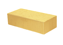  Огнеупорный кирпич одинарный ШБ 5 , ,114x230x65, желтый
