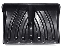 Лопата снеговая Крепышок с оцинкованной планкой 440х315 мм без черенка