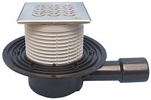 Трап для внутренних помещений HL510N-3123 DN40/50 горизонтальный с запахозапирающим устройством