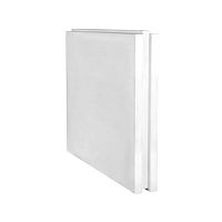 Плита гипсовая пазогребневая простая H2 - 667х500х80 полнотелая