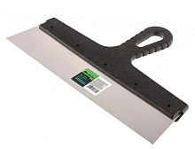 Шпатель из нержавеющей стали, пластмассовая ручка, 300 мм