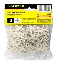 Крестики STAYER для кафеля, 3 мм, 150 штук