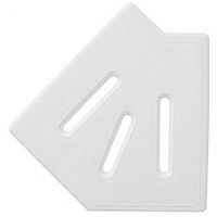 Угловой элемент переливной решетки 45х195 мм