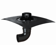 Воронка с битумным фартуком горизонтальный выпуск VMC/H