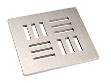 Решетка из высококачественной стали HL3124 (V4A) 115х115мм "Nil"