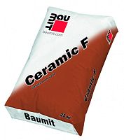 Цветная затирка для швов Baumit Ceramic F Серый, 25 кг