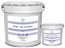 РЕКС Фикс Эпо УНИ Шот, 2к комплект 3,75 кг, эпоксидный адгезионный состав, ведро 3,3 кг и банка 0,45