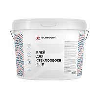Ecoroom SL-11, клей для стеклообоев акриловый, 10 кг, ведро