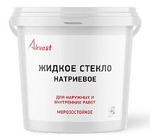 Жидкое стекло натриевое, 1,4 кг, Аквест