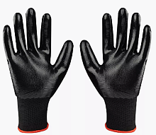 Перчатки маслобензостойкие, тонкое нитриловое покрытие полный облив