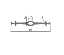 Профильное уплотнение АКВАСТОП тип СВГ-150