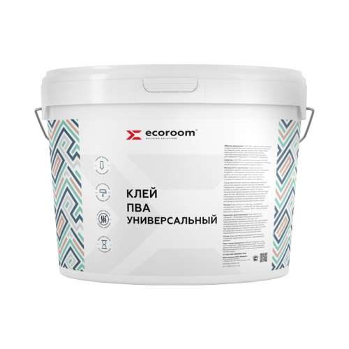 Клей ПВА универсальный Ecoroom, ведро 10 кг