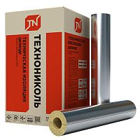 Цилиндр минераловатный ТЕХНО 80 ФА 1200х48х30 1 сегмент 27 шт  в упаковке