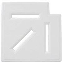 Угловой элемент переливной решетки 90х195 мм